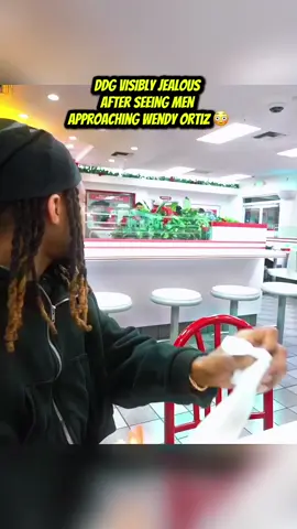 DDG visibly JEALOUS after seeing MEN approaching WENDY ORTIZ #ddg #pontiacmadeddg #wendyortiz #mexican #fyp 