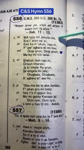 #hymnlyrics #yorubahymns #hymn #cherubimandseraphimworldwide #cherubimandseraphimworldwide🕊 #seraphhymns #whitegarmentchurch #viral_video #foryoupage❤️❤️ #fyp #yorubatiktok 