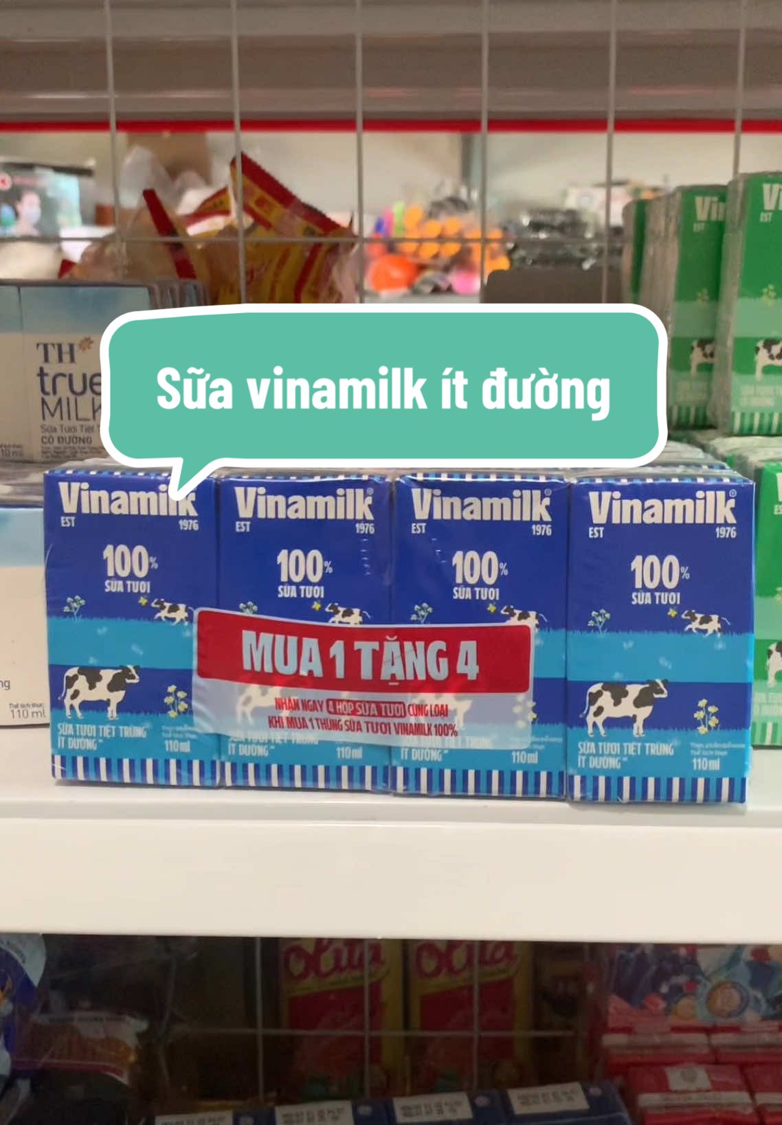 Sữa Vinamilk ít đường hộp 110ml 212k/thùng tranh thủ săn liền các chị ơi #xuhuong #suavinamilk 