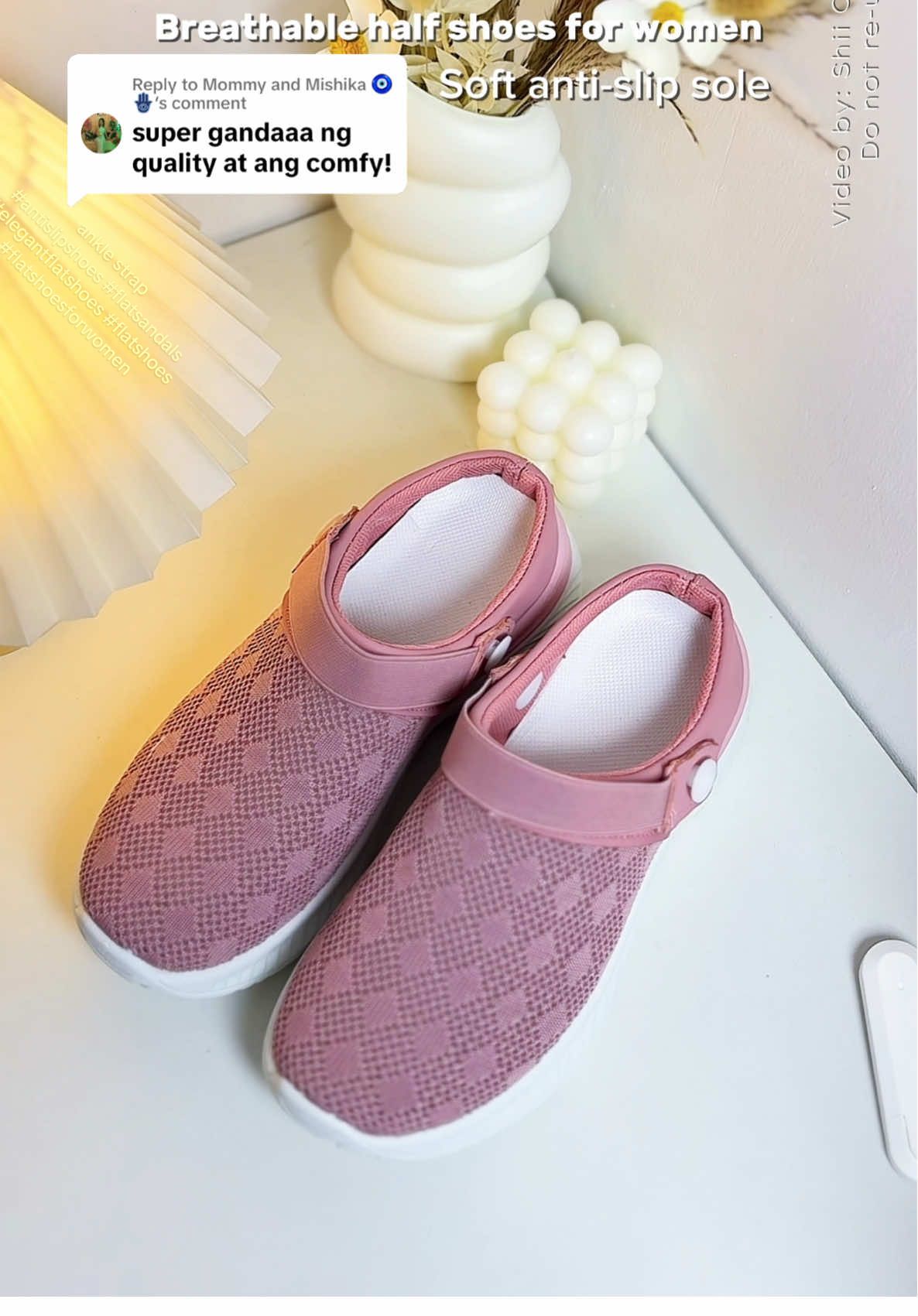 Replying to @Mommy and Mishika 🧿🪬  Breathable half shoes for women ankle strap  #antislipshoes #flatsandals #elegantflatshoes #flatshoes #flatshoesforwomen #shoesforwomen 