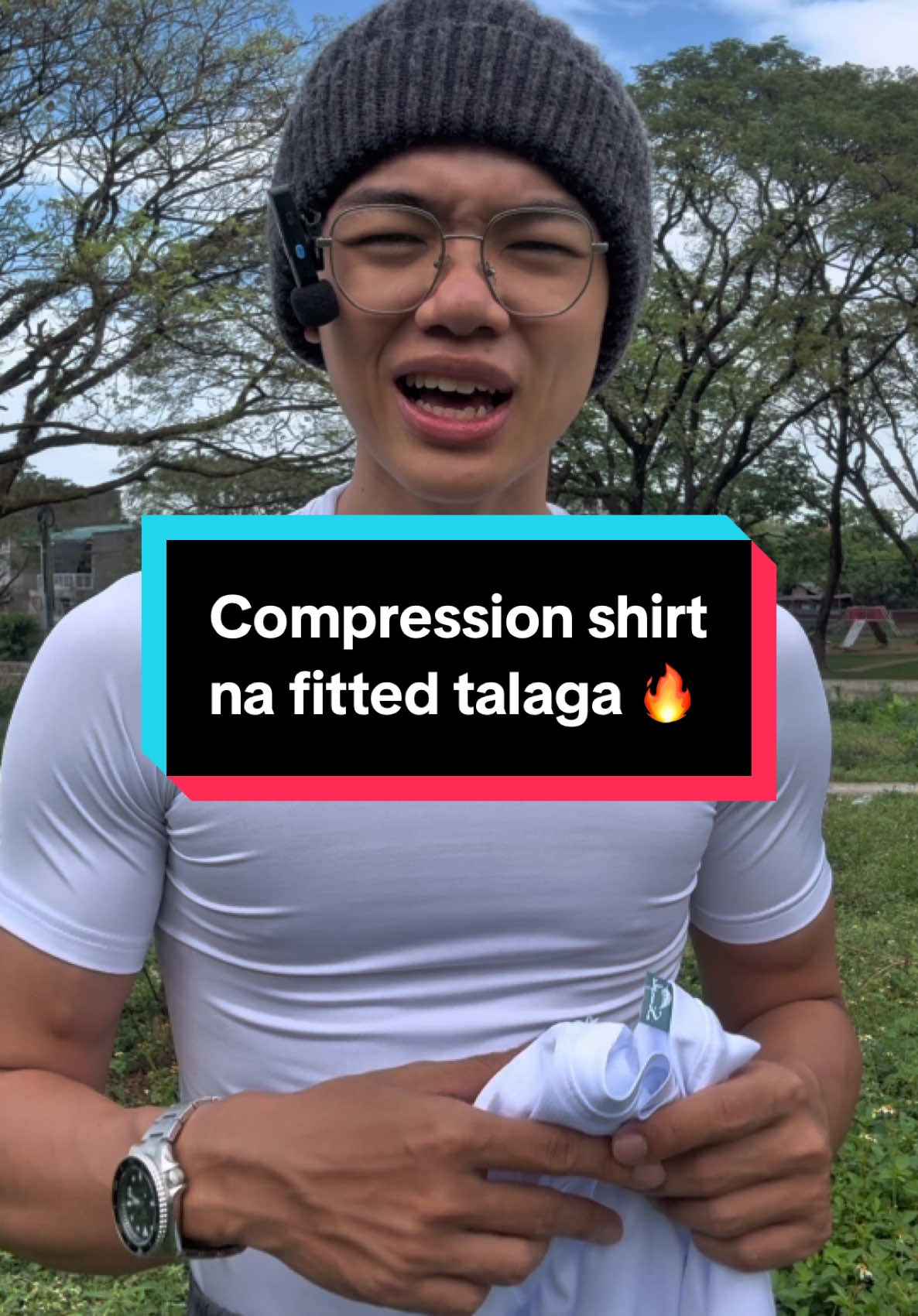 Compression shirt na fitted talaga 🔥 #reiddoesfitness #compressionshirt #fittedcompressionshirt #aesthetic #affordable 