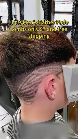 greasy hair positioning comb #hairdresser electric clippers #hairdressing tools #facial grooming shaving #shaving and grooming #hairdresser 