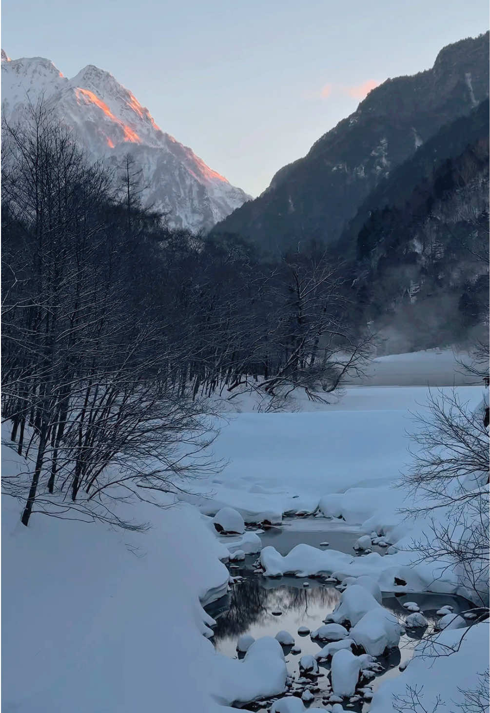 冬の上高地を歩いた日❄️