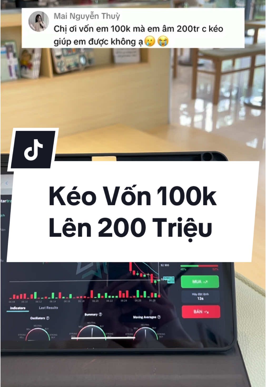 Kéo vốn 100ka lên 200tr  #taichinh #trade #Alinhtrading #fpy 