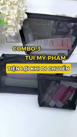 Túi mỹ phẩm tiện lợi mà chị em nào cũng nên có nha #review #giadungtienich #xuhuong #tumypham #mypham #skincare #lamdep #tui #phukien 