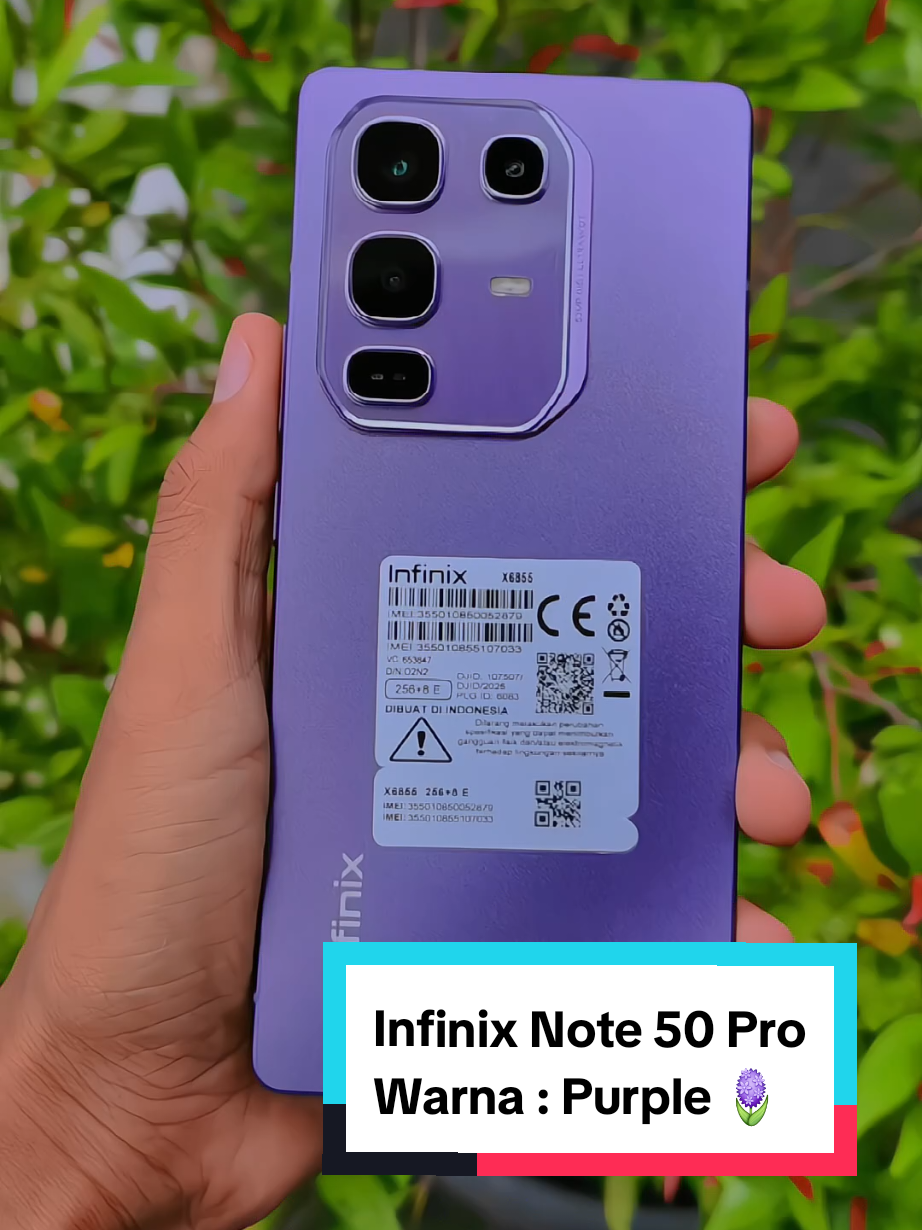 Infinix Note 50 Pro 🔥🔥🔥 Cantik Badas Purple nya 😍🪻@Infinix Indonesia  #fyp #foryou  #infinixindonesia #infinixnote50series #infinixnote50pro #pencintainfinix #infinixspeedupnow #mobilelegends #freefireindonesia #antigabutserbangebut 
