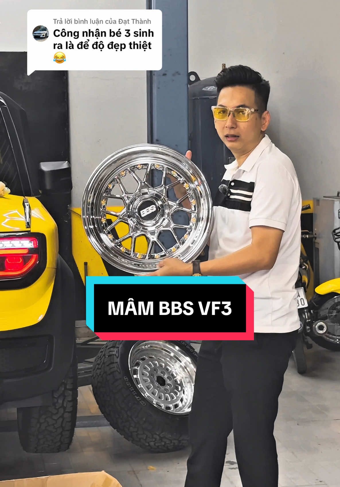 Trả lời @Đạt Thành Xuống phố giải ngố cùng bộ mâm Siêu Lõm 🔥🤭 #phamvinhauto #vinfast #vf3 #vf3độ #mâmvf3 