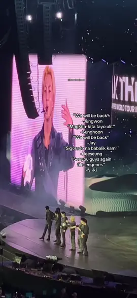Enhypen’s assurance to  Filo-Engenes🥹🩷  #ENHYPEN #JUNGWON #JAY #HEESEUNG #SUNGHOON #JAKE #SUNOO #NI-KI #fypシ #fyp #walk_the_line_bulacan 