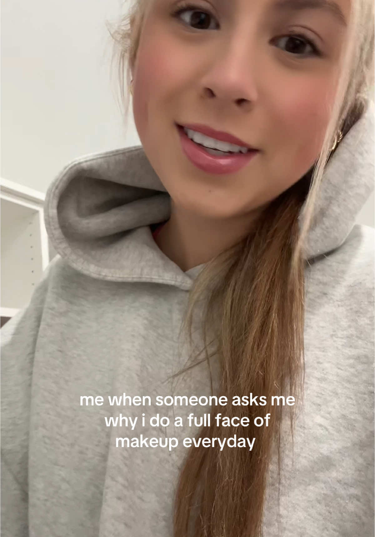 it makes me feel 10x more put together #fyp #fypシ #makeup #relatable 