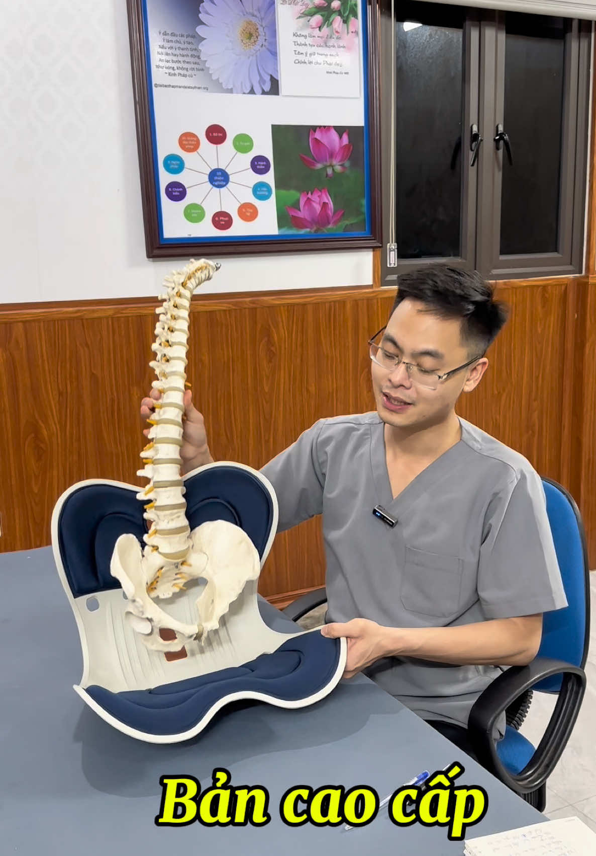 Ghế công thái học bản cao cấp#ghecongthaihoc #ghevanphong #daulung #thoatvidiadem #thoaihoacotsong #isuni 