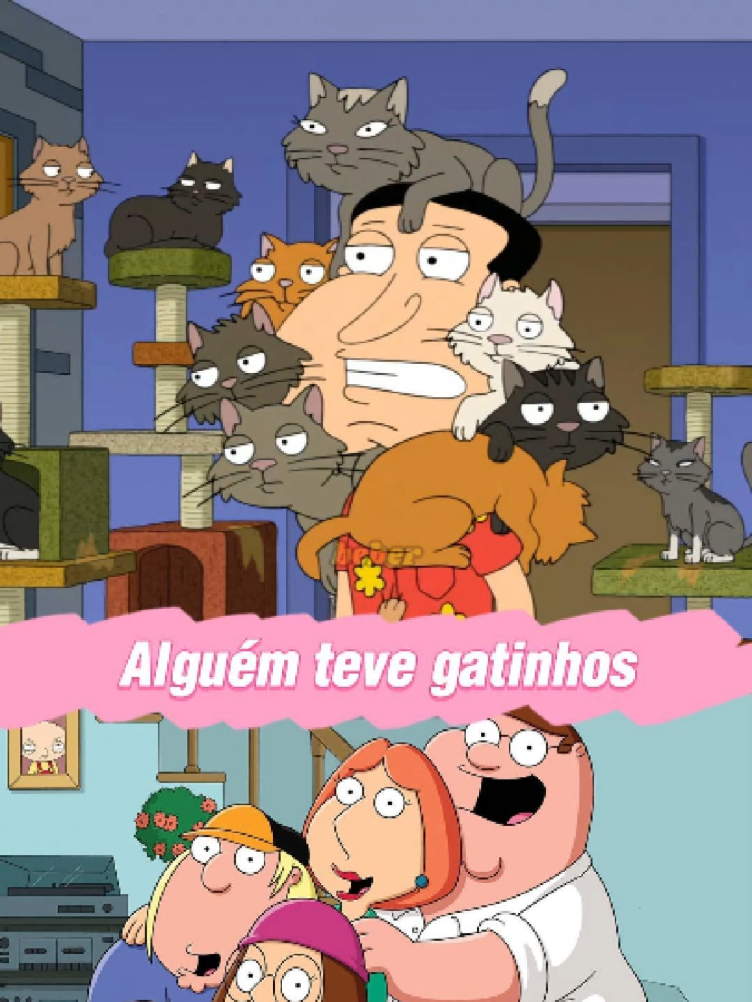 Quagmire com os gatos (part1) #edits #fyp #umafamiliadapesada #familyguy #quagmire #glennquagmire #cat #familyguyclips 