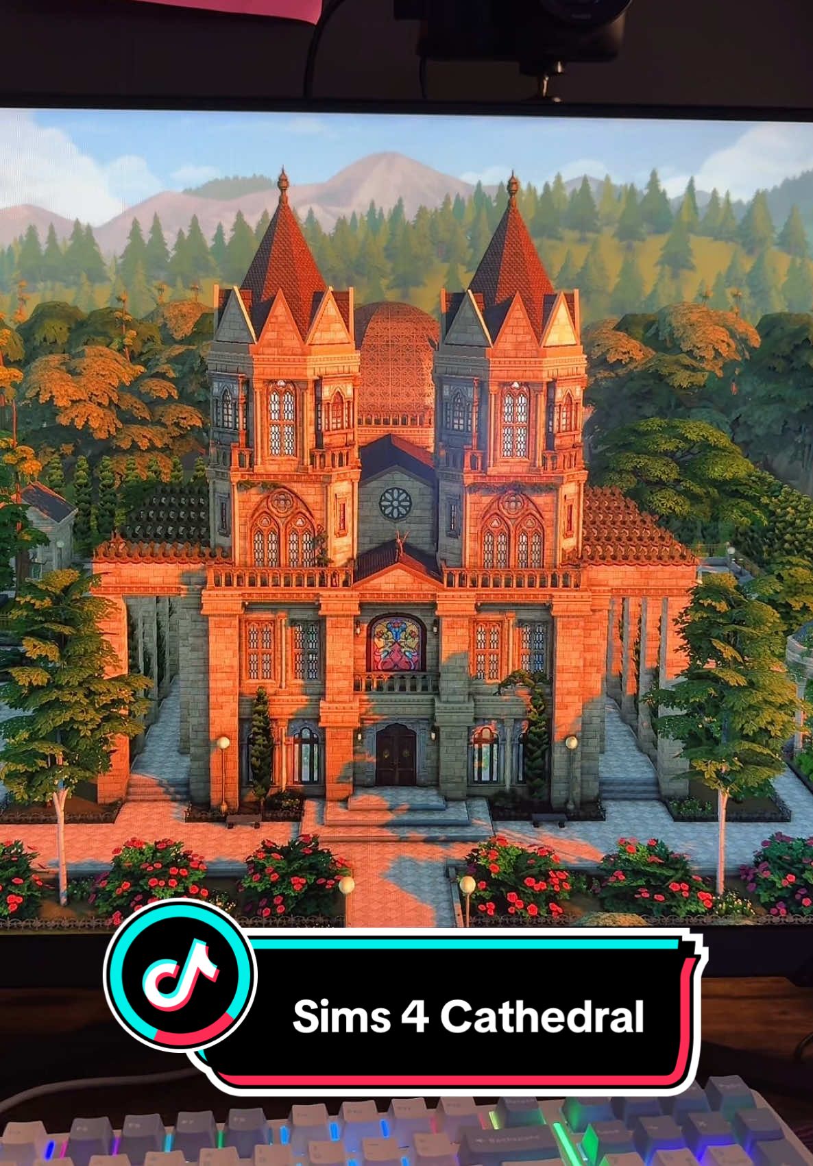 Cathedral core 😭😍 I’m back to Twitch streaming!! Find me at ThatSimsChick!! #thesims #sims #thesims4 #sims4 #simstok #simtok #fyp #foryou #foryoupage #simstutorial #sims4tutorial #cathedral 