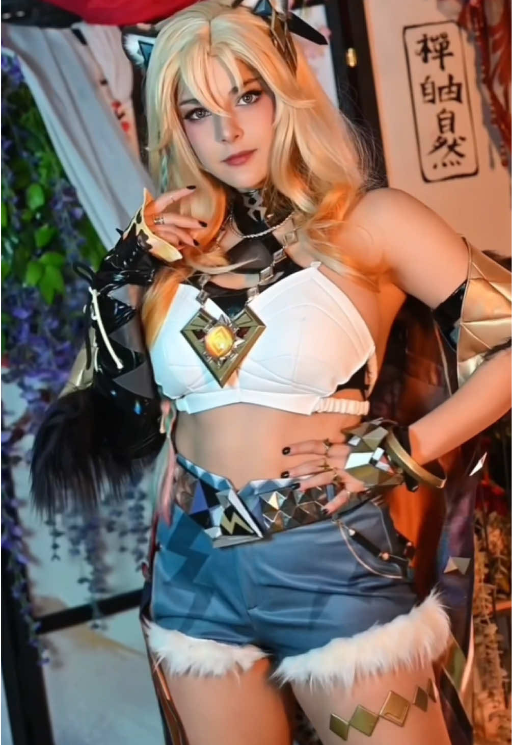 New cosplay alert! 🚨  Xilonen is here! ❤️ #cosplay #GenshinImpact #xilonen #fyp 