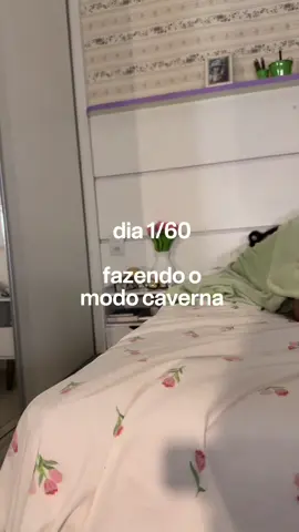 dia 01/60 no modo caverna #desenvolvimentopessoal #modocaverna #dicas #rotina 