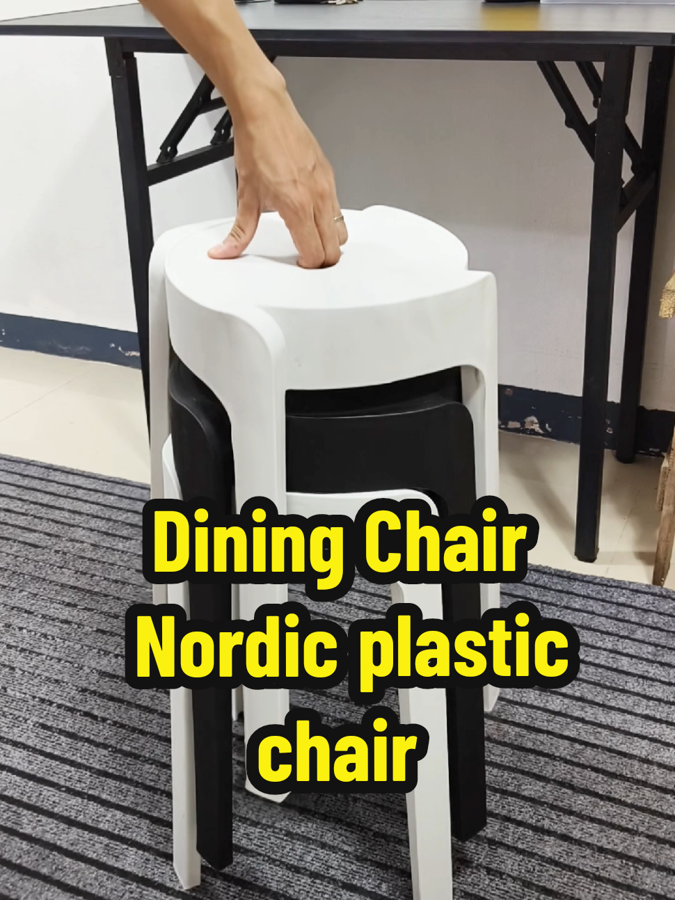 dun na tayo sa matibay💯😁 #chair #diningchair 