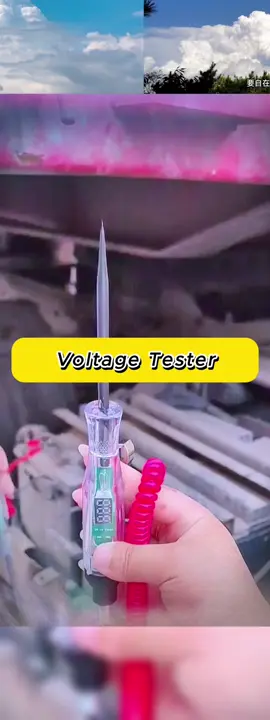 💥Get Your Hands on This Awesome Voltage Tester! 🛠️ It's not just any tester; it can check the entire vehicle's wiring, measure the voltage and charge of the battery. With a spring wire that can stretch about two meters, it gives you the flexibility you need. Whether you're a car enthusiast, a mechanic, or just want to handle basic electrical checks at home, this is a must - have tool. Don't miss out, order yours now and make electrical checks a breeze! #VoltageTester #VehicleWiringCheck #BatteryMeasurement #HandyTool #TiktokMadeMeBuyIt #FYP #TrendingAutoTools #DIYAutoRepair #ElectricalChecks  #tiktokshopspringglowup #spotlightfinds #tiktokmademebuyit #TikTokShop #TikTok #FYP #Viral #Trending #SpringFashion 