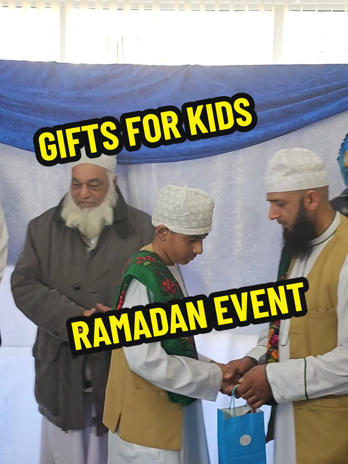 Gifts for Children Ramadan Event #islamic_video #muslim #children #gift #fyp 