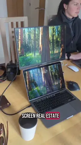Your back will thank you for this! 😍 Portable, lightweight & posture-friendly. #Portablemonitor #PortableMonitorStand #Ergonomic Flexsta.com