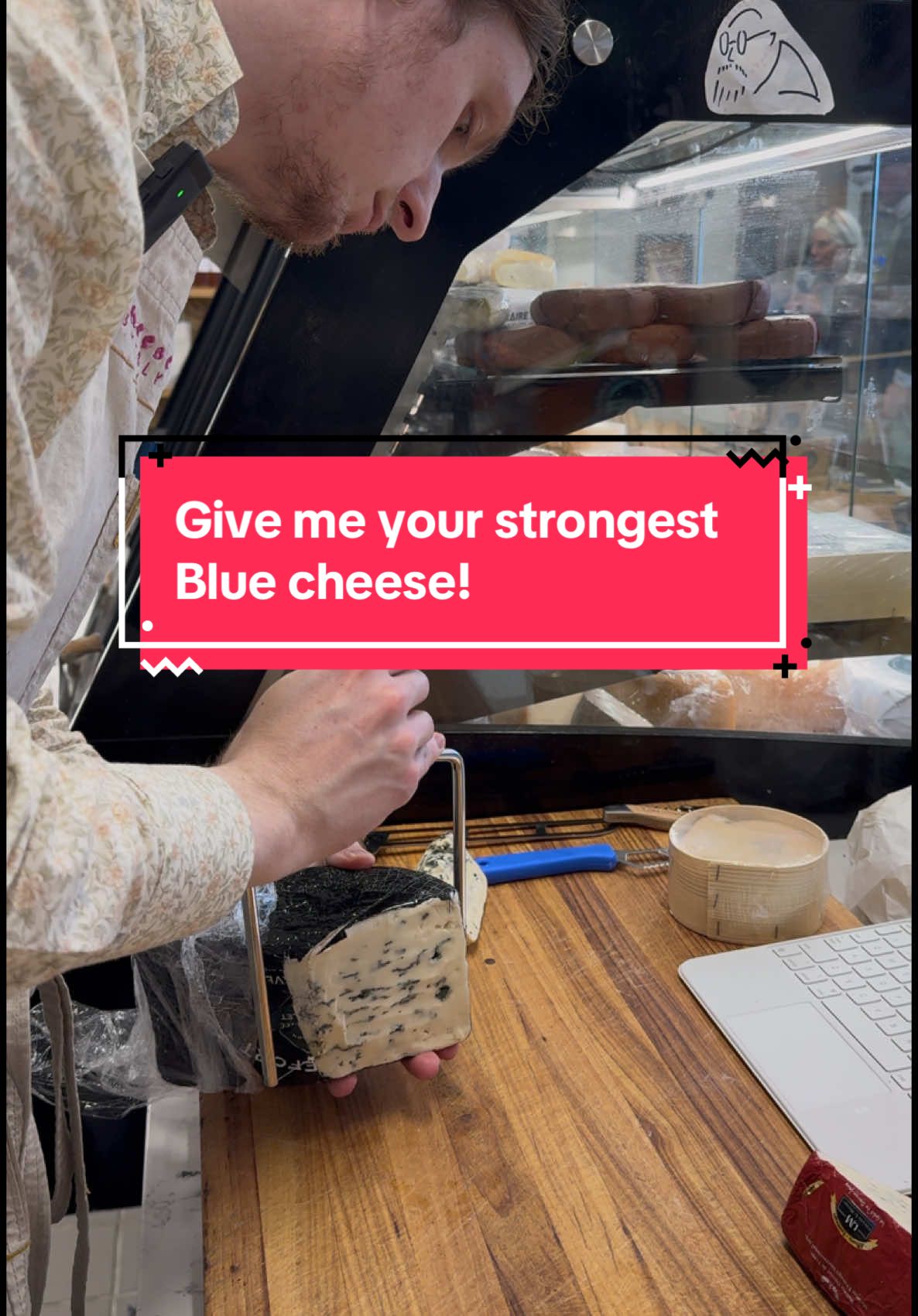 Are you a fan of blue cheese? #cheesestore #beverlyhills #cheesemonger #cheesetok 