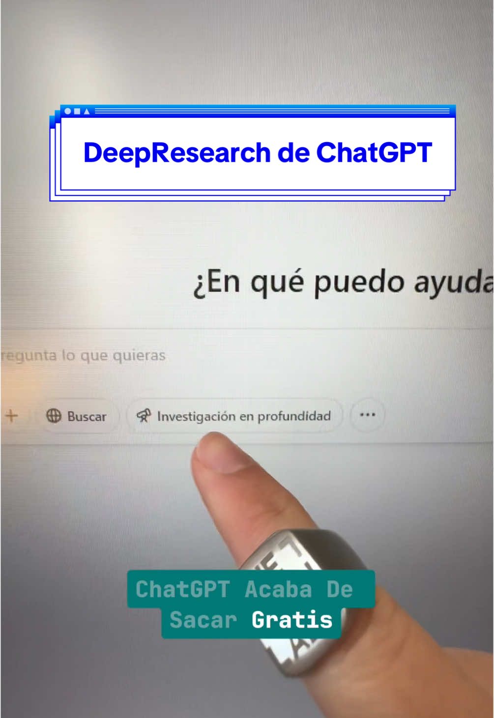 DeepResearch de ChatGPT (10 investigaciones al mes gratis) #chatgpt #claude #ai #ia #estudiantes #gemini