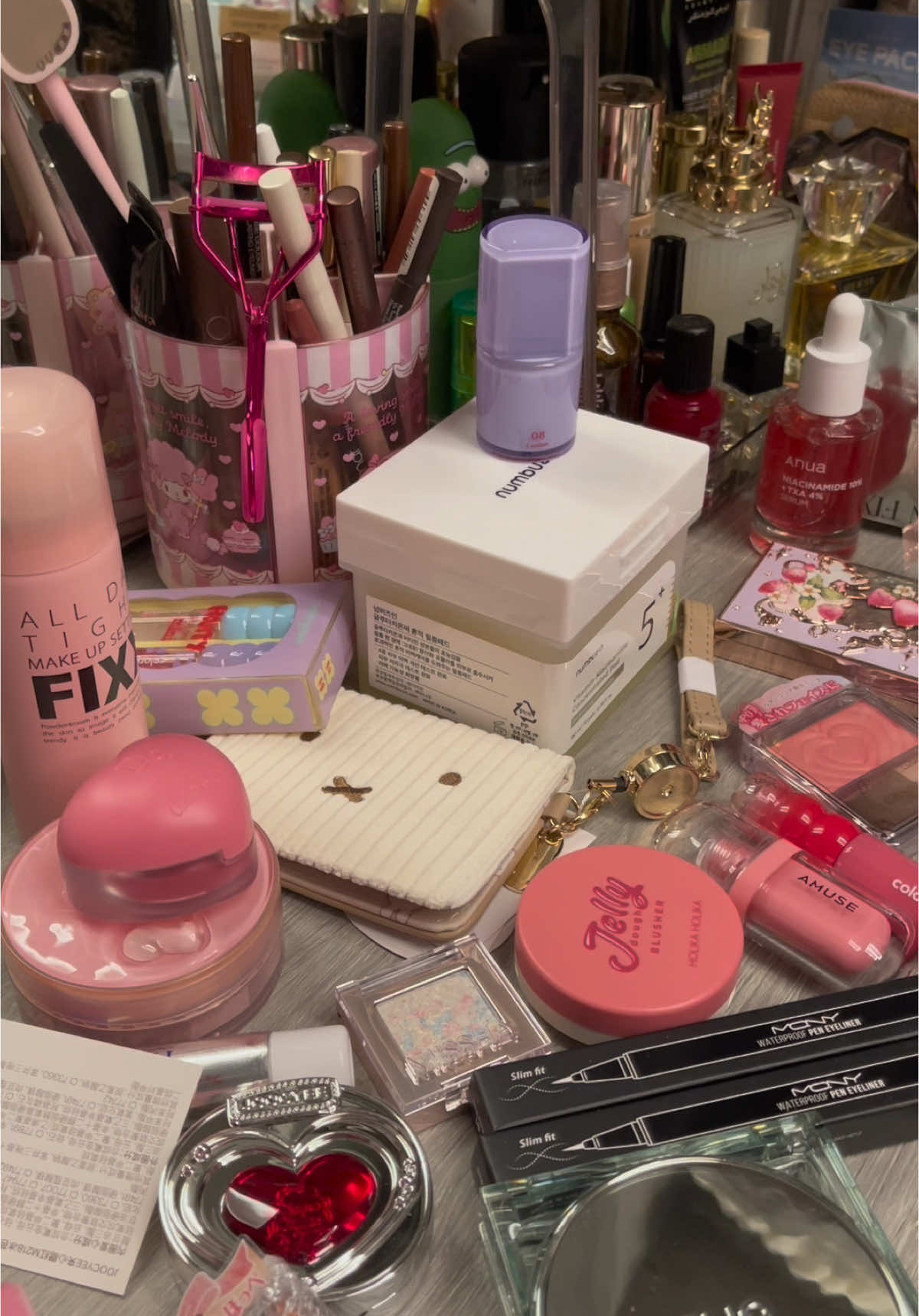 متحمسه لكل شيي #yesstyle #koreanskincare #makeup #fpyシ #fyp #makeuptutorial #makeupbag #miffy #haul 