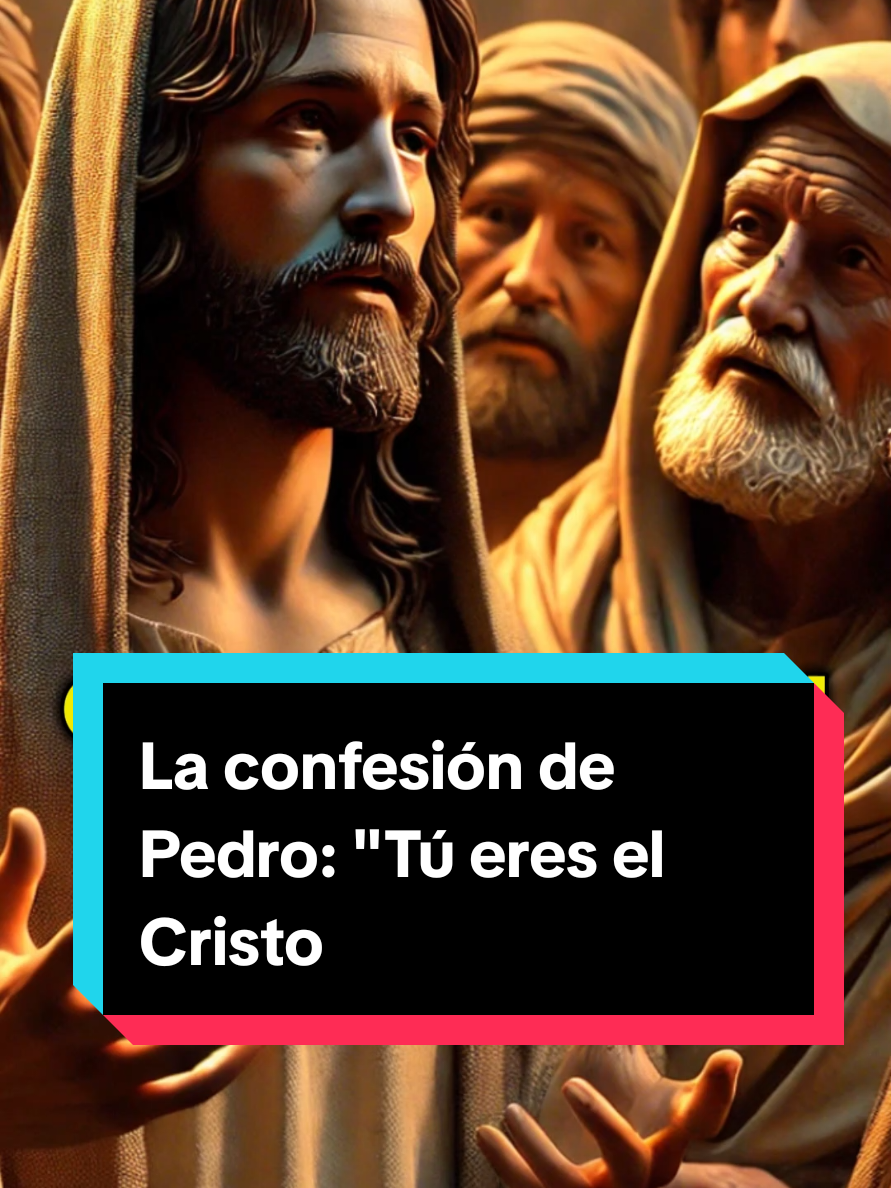📖✨ En Cesarea de Filipo, Jesús preguntó a sus discípulos quién decían que era. Mientras algunos mencionaban a los profetas, Pedro declaró con fe: “Tú eres el Cristo, el Hijo del Dios viviente” 🙌🔥. Jesús lo bendijo y anunció la fundación de Su Iglesia sobre esta verdad. Un momento clave que marcó la historia del cristianismo. ¡Su mensaje sigue vivo hoy! 💡❤️ #Fe #Jesús #Pedro #Biblia #Cristo #Evangelio 