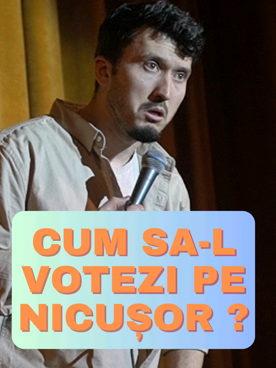 Cum să-l votezi pe Nicușor #special #amuzant #glume #standupcomedy #piedone #alegeri 