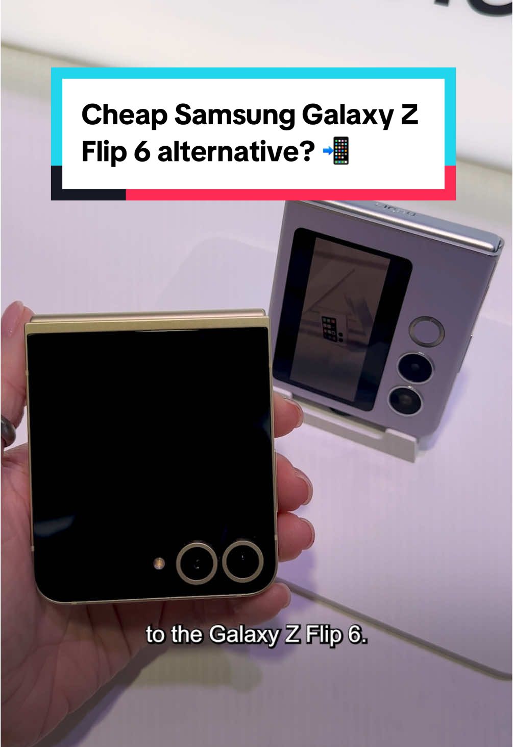 ZTE debuts the Nubia Flip 2 at MWC, a midrange alternative to the pricey Samsung Galaxy Z Flip 6📱👀 #foldable #nubiaflip2 #nubiaflip #galaxyzflip6 #flipphone #mwc #phones #techtok 