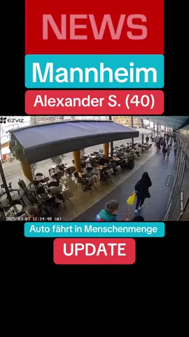 Alexander S. aus Ludwigshafen. 40 Jahre alt. Und offensichtlich ein Mann mit schweren psychischen Problemen. Im Sommer 2024 wollte er sich selbst mit einem Benzinkanister übergießen. Dann fasste er den Plan, sich in eine Klinik einzuweisen. Am Rosenmontag 2025 setzt sich der deutsche Staatsbürger dann in einen Ford, rast durch die Mannheimer Innenstadt und tötet bei seiner Fahrt mindestens zwei Menschen und verletzt zehn weitere.  Alexander S. flieht nach der Tat. Doch Taxifahrer Afzal M. reagiert geistesgegenwärtig. Er nimmt mit seinem Wagen sofort die Verfolgung auf. Der Chef des Taxifahrers sagt zu RTL.de: „Unser Fahrer hat den mutmaßlichen Täter in der Nähe des Arbeitsgerichts gestoppt.” Alexander S. sei dann ausgestiegen und habe auf das Taxi geschossen! Glücklicherweise sei der Taxifahrer nicht getroffen worden, berichtet sein Chef. Alexander S. flieht schließlich zu Fuß Richtung Hafengebiet. Auch die Polizei ist schon an dem 40-Jährigen dran. Nach RTL-Informationen soll sich der 40-Jährige kurz vor seiner Festnahme mit einer Schreckschusswaffe in den Mund geschossen haben. Polizisten alarmieren Rettungskräfte. Alex S. kommt in die Klinik, Ärzte kämpfen dort um sein Leben. Die Ermittler bezeichnen das Geschehen bisher weder offiziell als Unfall noch als Anschlag. Allerdings gehen sie auch nicht von einem politischen Hintergrund aus. Es gebe laut Polizei auch keine Mittäter und auch keine weitere konkrete Gefährdungslage in Mannheim. #fp #fyp #fypシ #foryoupage #foryou #viral #tiktok #breakingnews #eilmeldung #nachrichten #deutschland  