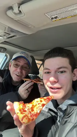 pizza in the car! #food #comedy #pittsburgh #pizza #fyp #viral 