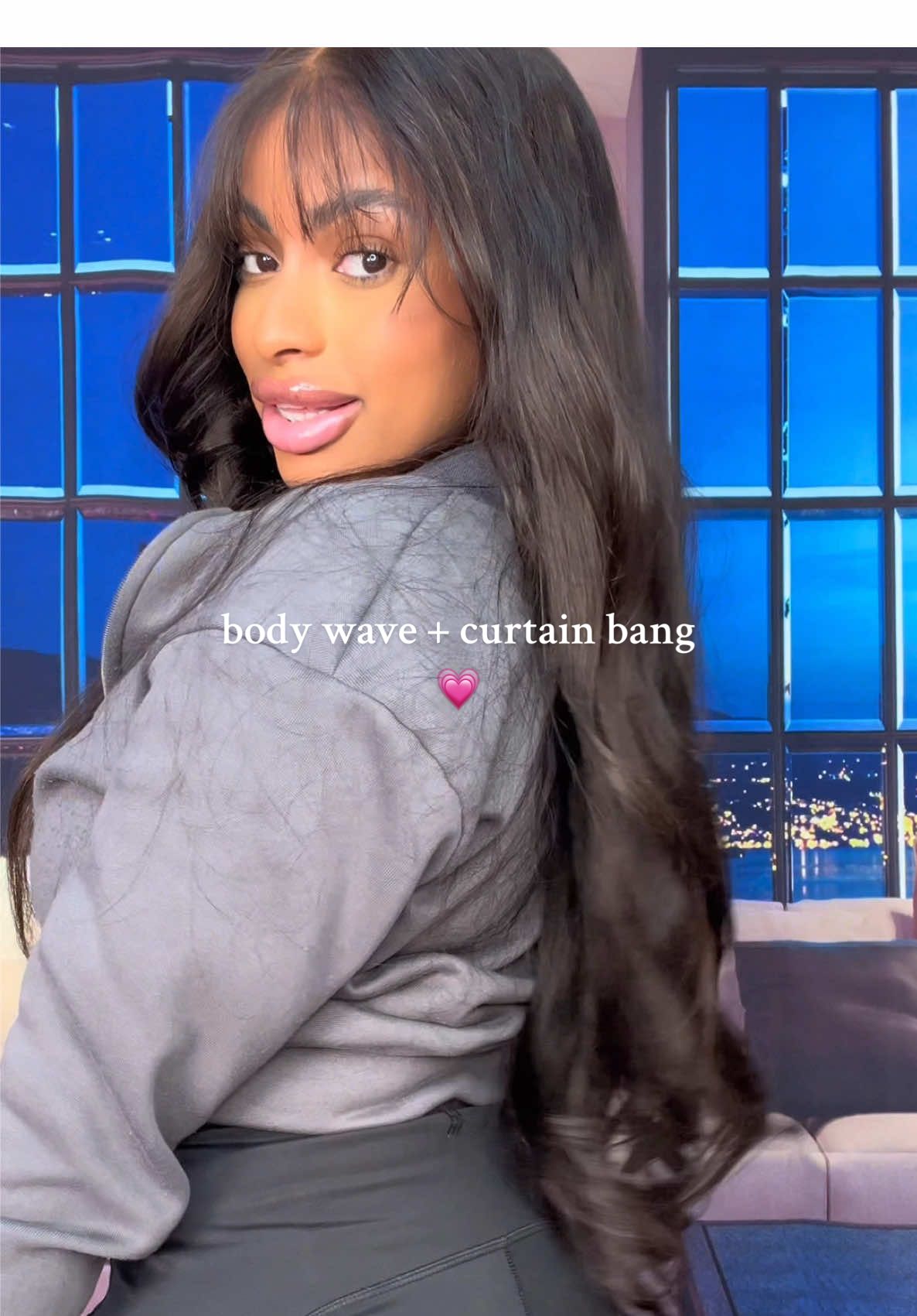 get into it 💗🫶 #unicehairofficial #unicehair #bestaffordablewigs #humanhairwigs #wiginfluencer #unice #gluelesswig #bodywave #curtainbangs #naturallook #wig  