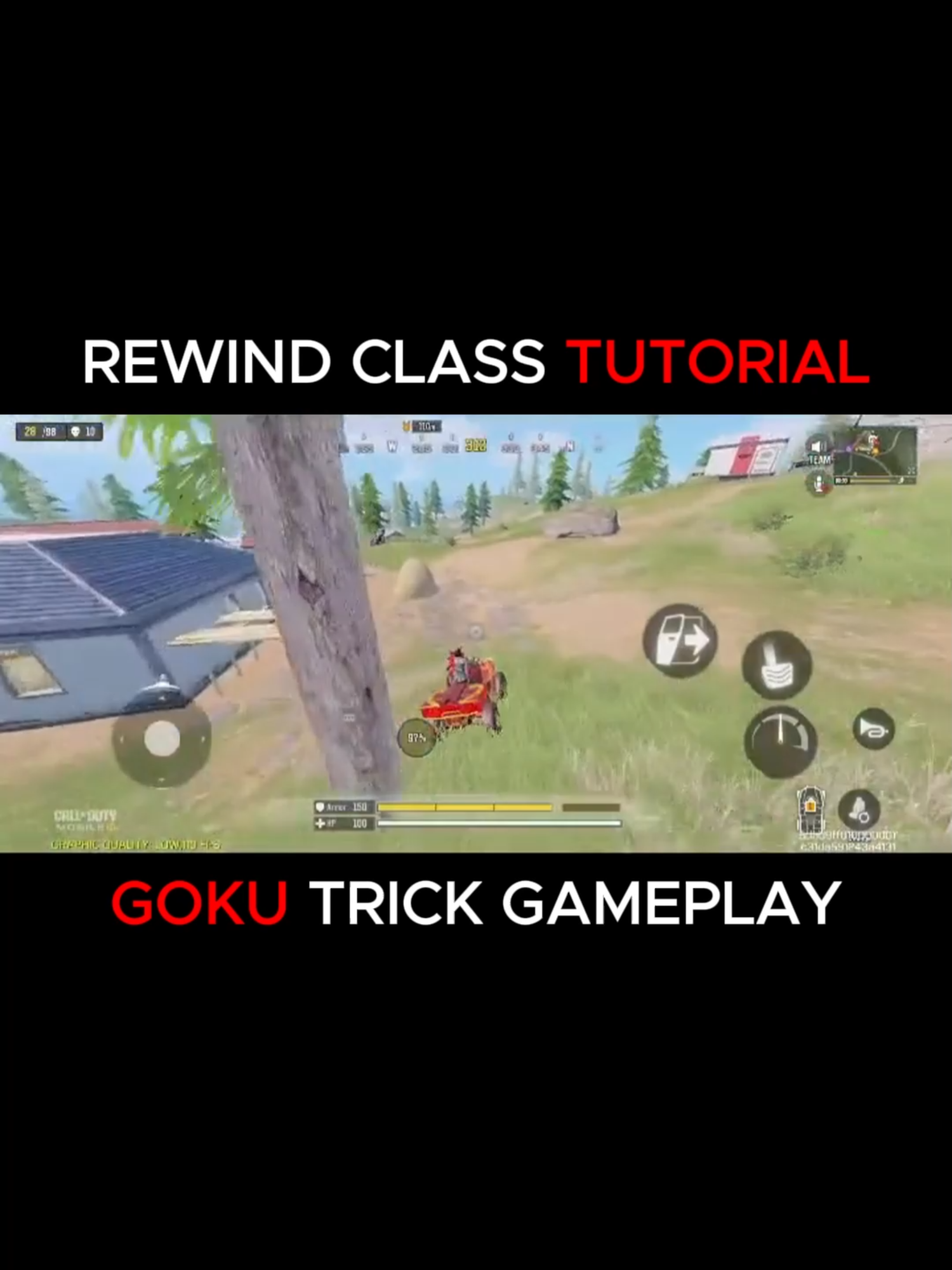 GOKU REWIND TRICK TUTORIAL🔥#codmobile #callofduty #content 