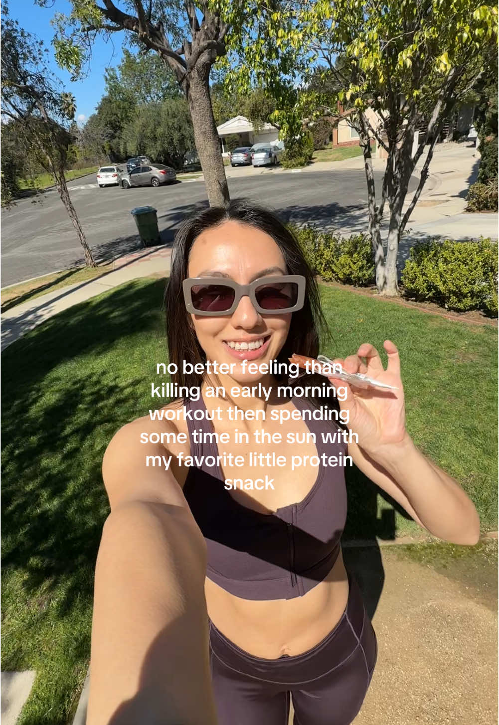 Snacking on @The New Primal to help me hit my protein goals 🙂‍↕️  #fypシ  #proteinsnack #GymTok #gymfit @The Lobby 