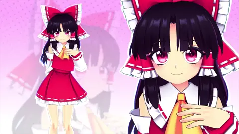 cute reimu! CREDITS: ??? #touhou #2hu #awesome #reimu #cute 