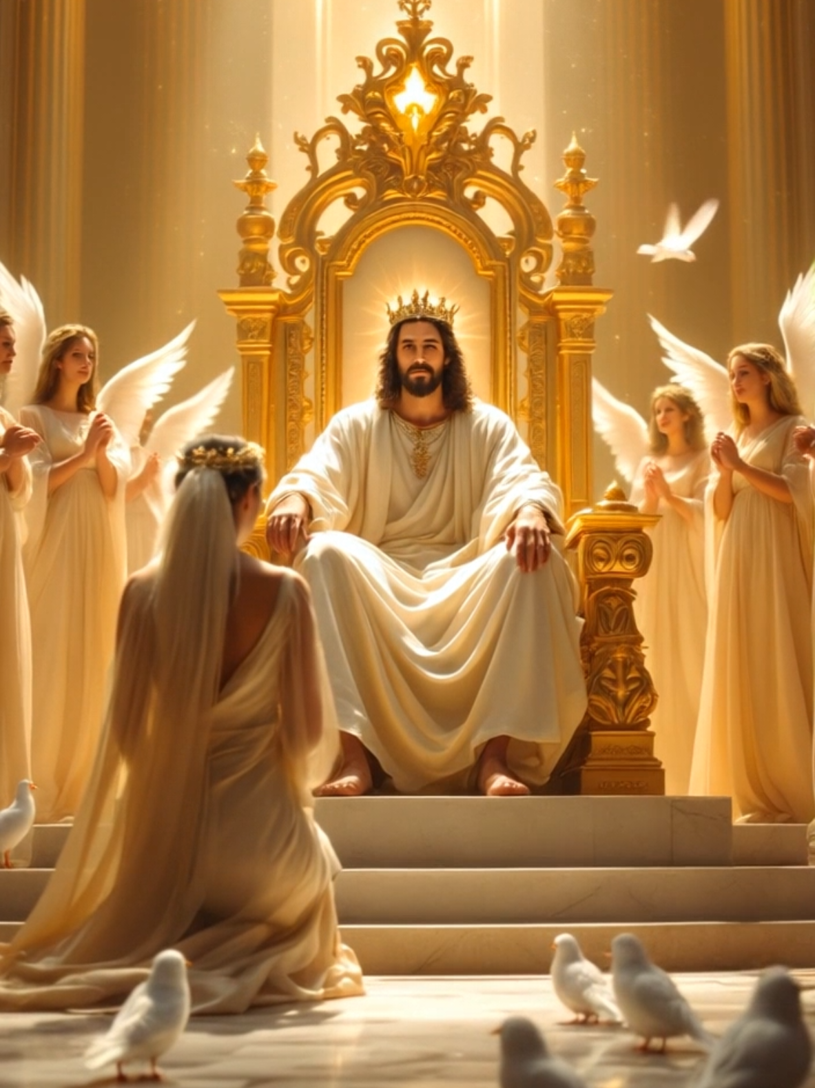 Jesus est ROI, le Prince de Paix! #jesus #viral #heaven #relaxing #dream #jesuslovesyou #explore #reels #faith #angel #fyp #foryou #fy #foruyou #trends