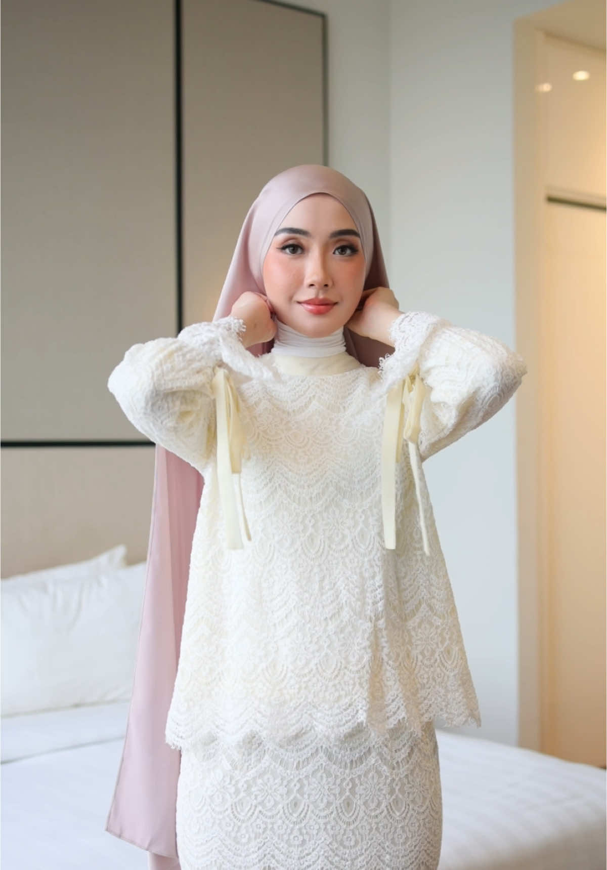 How has your third day of Ramadan been so far?☘️ If you’re feeling a little extra tired today, take a moment to pause and recharge. Sit back, relax, and enjoy our highly requested chest-covered hijab tutorial, featuring our MATTE SATIN silk shawl. #mattesatin #mattesatinshawl #hijabtutorial#raya2025 