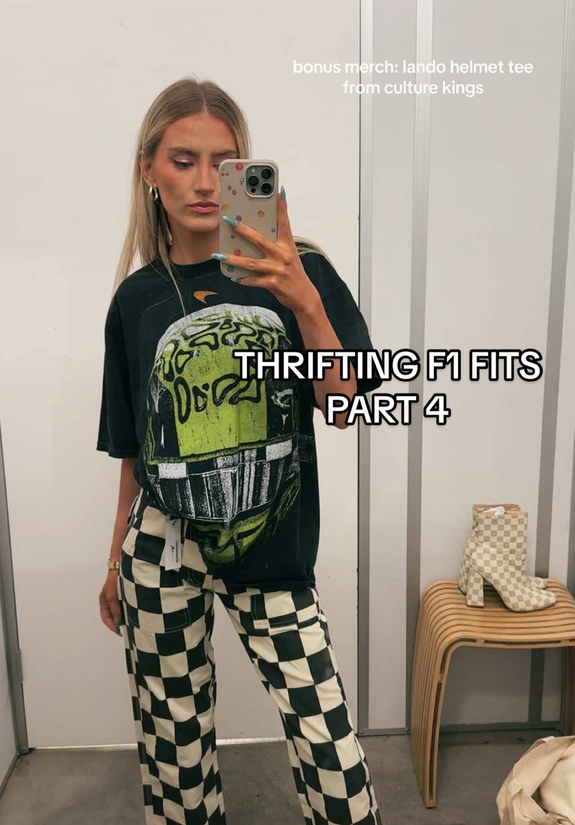 were the checkered pants a look tho idk #thrifting #mclaren 