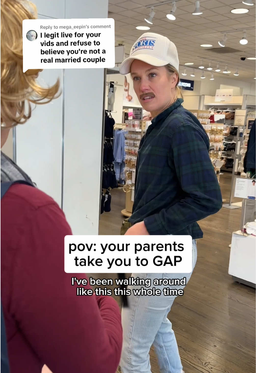 Replying to @mega_eepin a top and a bottom at the same time #parents #dad #mom #top #gap 🎥: @kirilclicks 