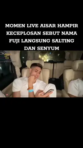 MOMEN LIVE AISAR HAMPIR KECEPLOSAN SEBUT NAMA FUJI LANGSUNG SALTING DAN SENYUM#fyp #aisharkhaledd #fypbo #fypdong#fyp  #fyppppppppppppppppppppppp 
