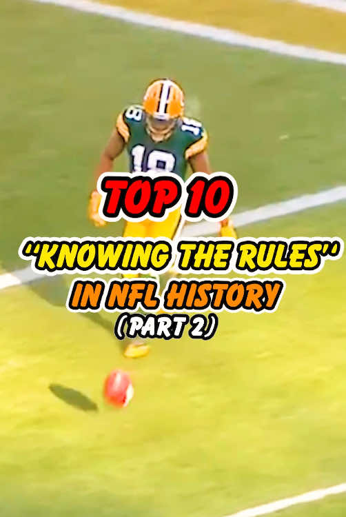 Top 10 “Knowing the rules” moments in NFL (Part 2)#nfl #nflfootball 