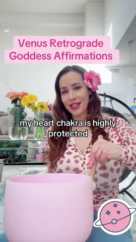 Venus retrograde is March  1- April 12th💕 I made this video for my beautiful gem of a friend Angie 💎 #goddessaffirmations#venusretrograde#positiveaffirmations#affirmations#SelfCare#heartchakrabowl#soundbowl#hearthealing#foryou#fyp
