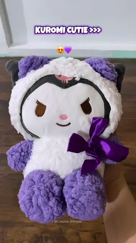 Kuromi Kawaii 💜✨ #plushtoy #kuromi #kuromisanrio #plushie #stuffedtoy #giftidea #happykiddo 