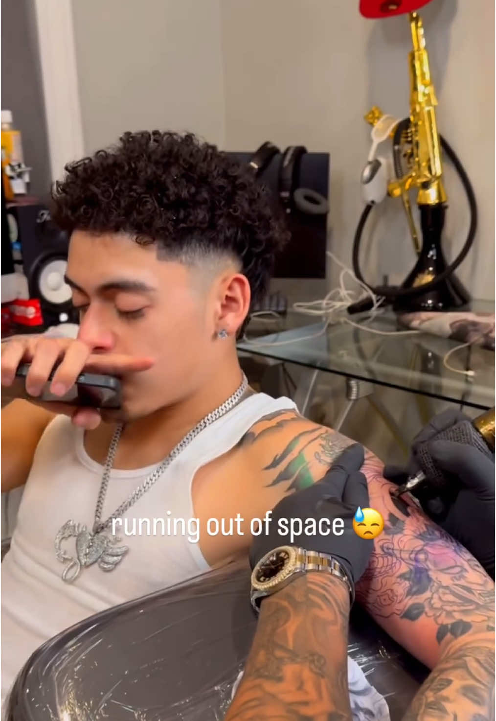 My dawg @Nayr_Tattoos 👀🔥 #chefsuie #nayrtattoos #tattoos #tatted #relateable #mexican #suie #bayarea #viral #trend #art #mexicantiktok #losangeles #fyp #foryou #foryoupage 