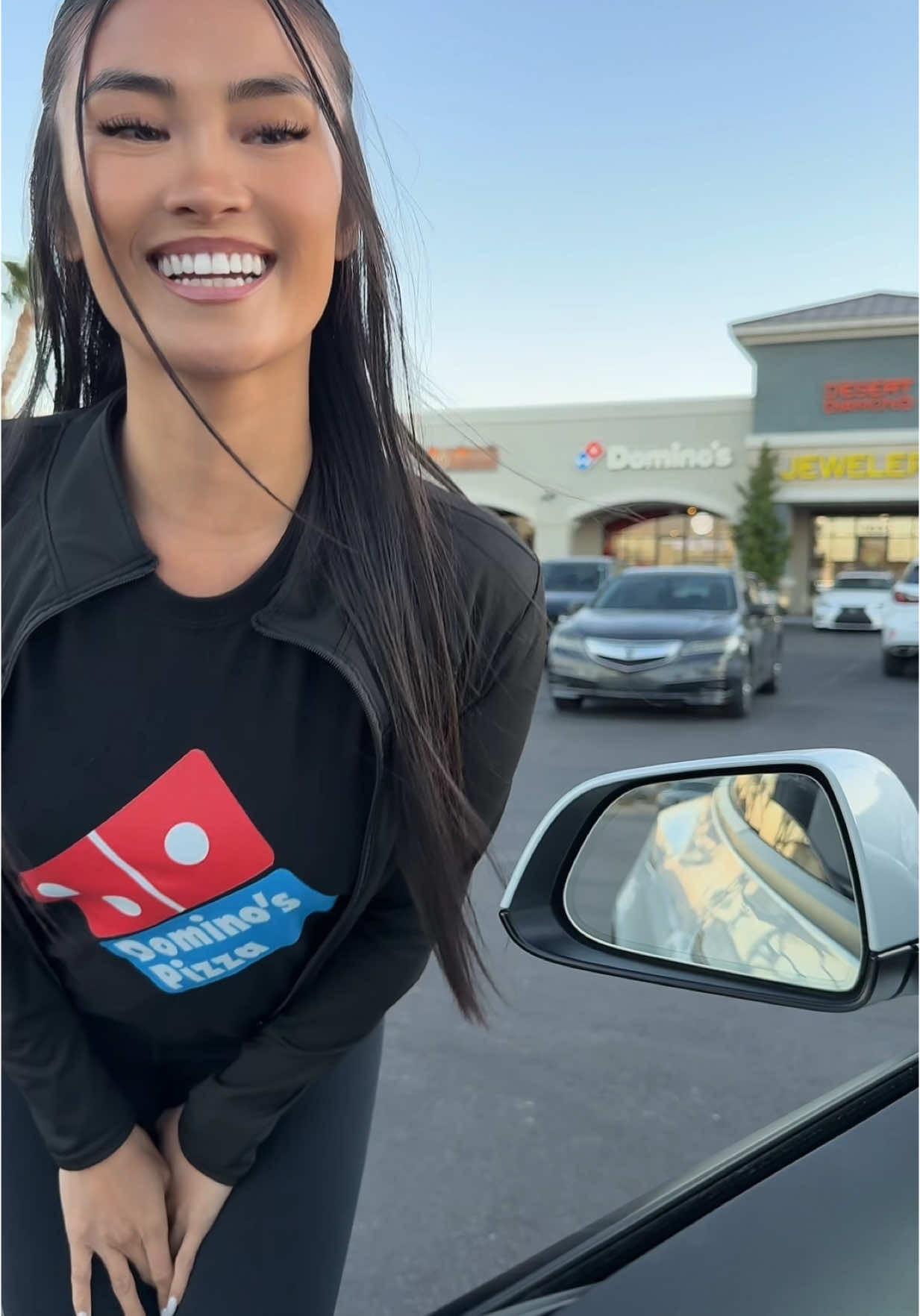 Pepperoni pizza ? Extra pepperoni ❤️ #humor #punny #fyp #asiangirl #dominospizza #dominos 