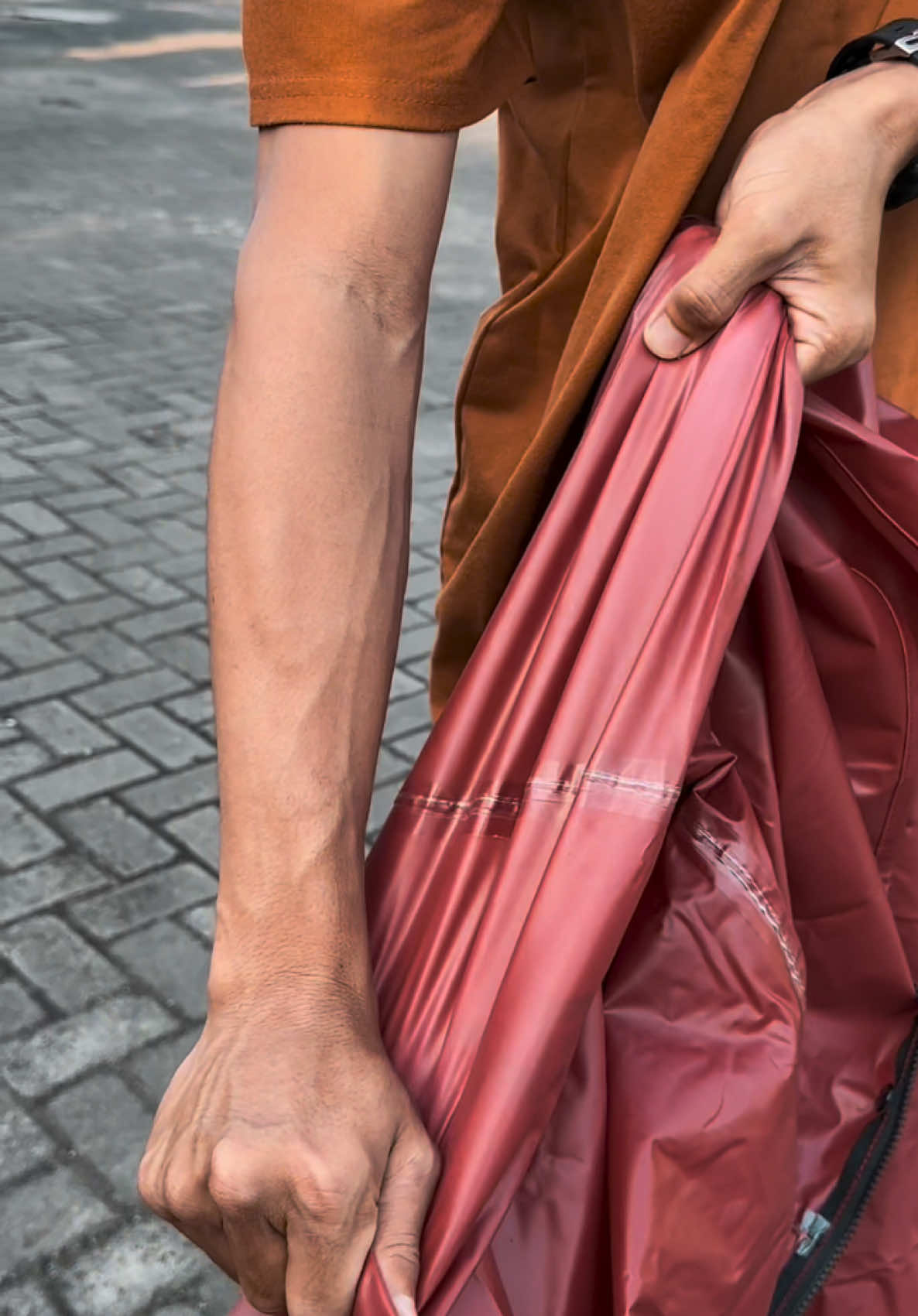 Emng ada jas hujan sekuat ini??? #jashujan #fyp 