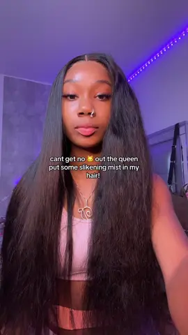 my go to for silky hair 😩#fyp #silkeningmist #femmehair 