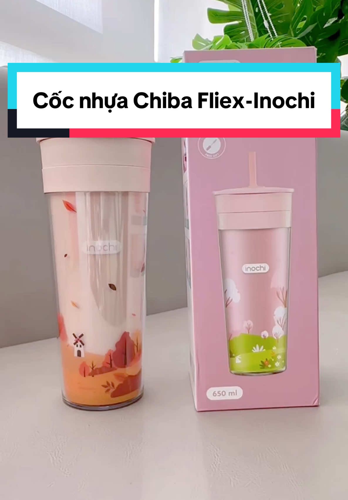 Cốc nhựa Chiba Flex -Inochi #inochi #inochivietnam #xuhuong #thinhhanh #giadungtienich #giadung #xuhuongtiktok #cocuongnuoc 