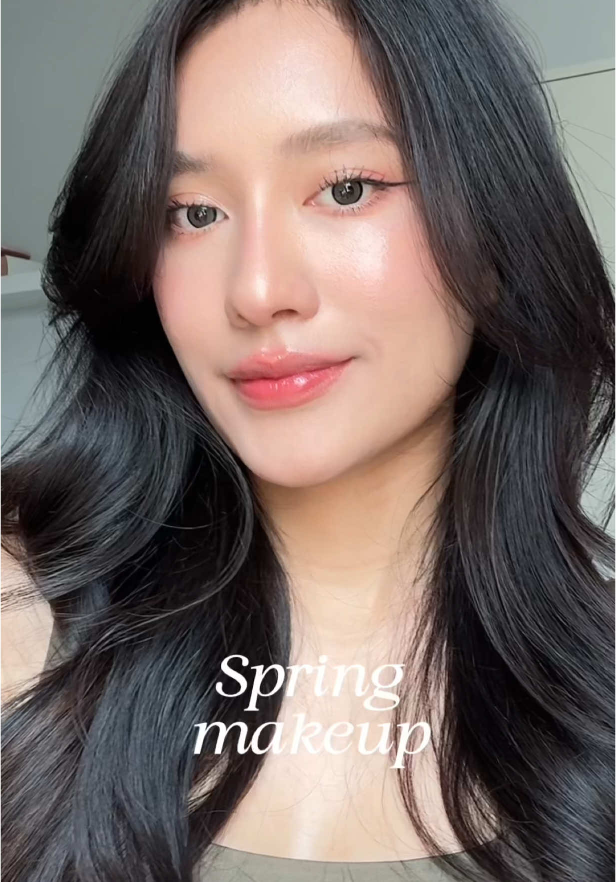 Spring Makeup 🌺 #hince #hincethailand #makeuplook #kbeauty #makeuptutorial #รีวิวบิวตี้ #แต่งหน้า #tiktoklooks 