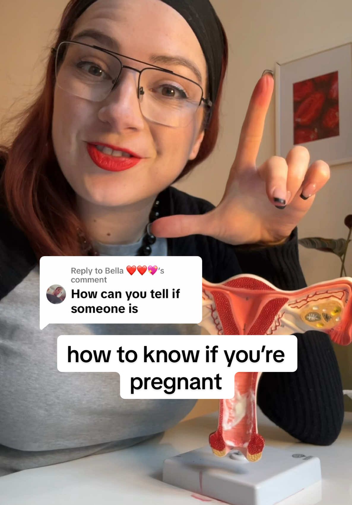 Replying to @Bella ❤️❤️💖 how to know if someone is pregnant?l #pregnant #pregnancy #periodtok 