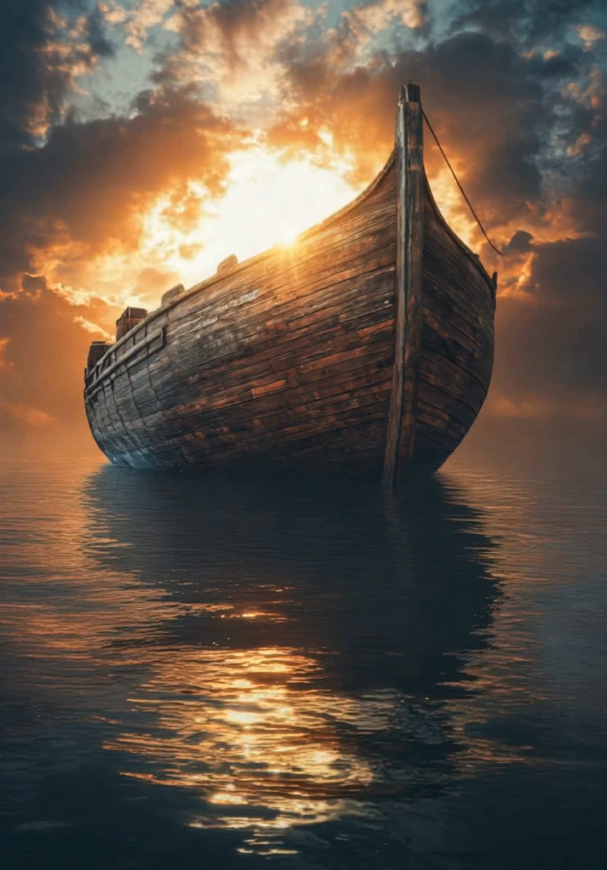 Genesis 6:17  “I am going to bring floodwaters on the earth to destroy all life under the heavens, every creature that has the breath of life in it. Everything on earth will perish.” #flood #bible #bibleverse #noah #greatflood #fyp #ai 